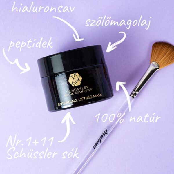 Schüssler Anti-Aging lifting mask-összetevők