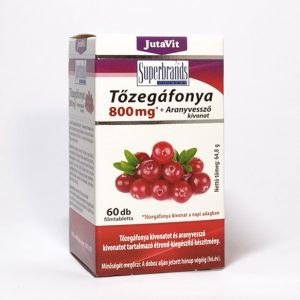 Tőzegáfonya 800mg*+Aranyvessző kivonat