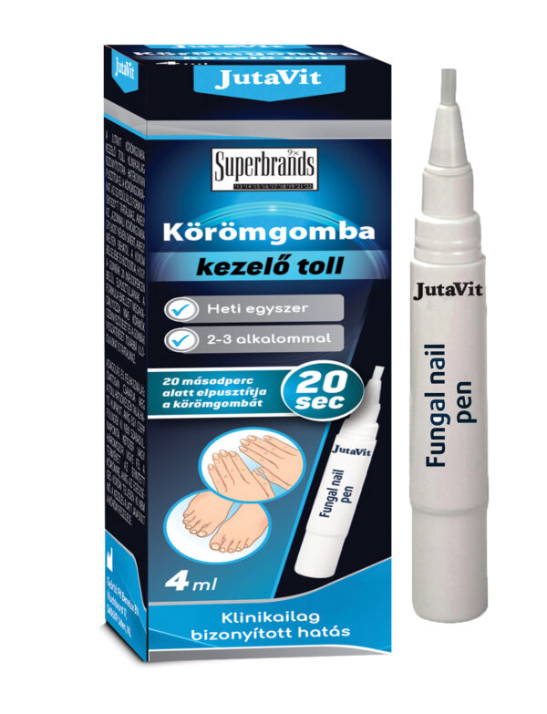 AKCIÓS!!! JutaVit Körömgomba kezelő toll 4 ml – Rövid lejáratú szavatossági idővel 2025.08.31