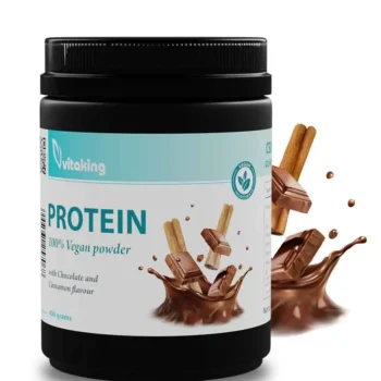 Vitaking Vegan Protein 400g (csoki-fahéj) - Ameddig a készlet tart!