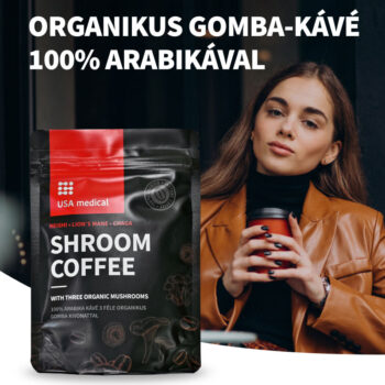 Gomba kávé 100% arabikával és 3 féle organikus gombakivonattal