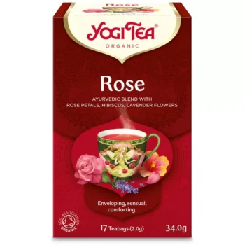 Yogi Bio Tea Rózsa filteres 34 g – Gyengéd, aromás, elbűvölő élmény