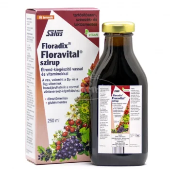 Floradix Floravital szirup vassal és vitaminokkal (250 ml) – természetes támogatás a vitalitáshoz