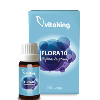 FLORA10 élőflórás készítmény (150 csepp) – 10 féle jótékony baktériumtörzzsel