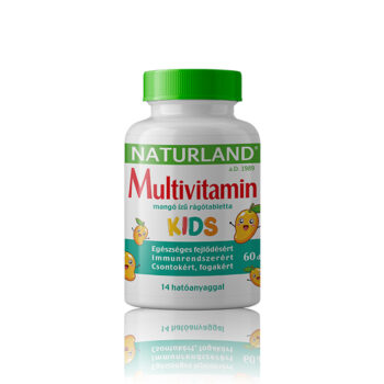 NATURLAND Multivitamin KIDS mangó ízű rágótabletta 60x
