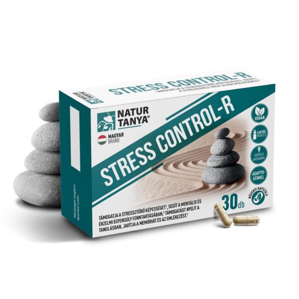 Natur Tanya® STRESS CONTROL-R - Adaptogén gyógynövények duomagnézium mátrixszal a stressztűrő képesség támogatásához