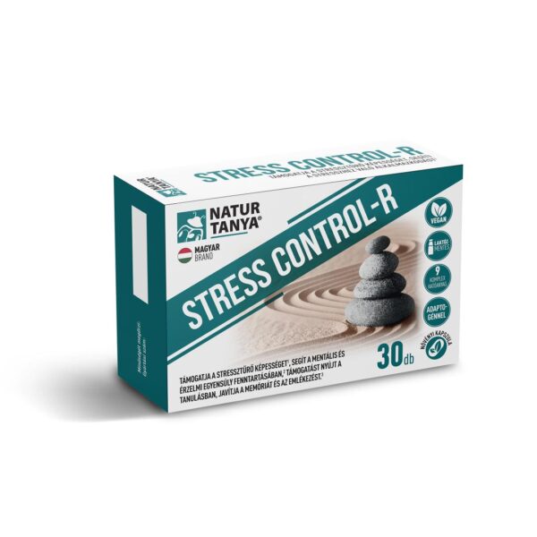 Natur Tanya® STRESS CONTROL-R - Adaptogén gyógynövények duomagnézium mátrixszal a stressztűrő képesség támogatásához