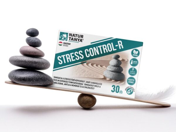Natur Tanya® STRESS CONTROL-R - Adaptogén gyógynövények duomagnézium mátrixszal a stressztűrő képesség támogatásához