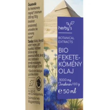 Herby's - BIO Feketekömény olaj Extra 50 ml 3000 mg Timokinon/100 g