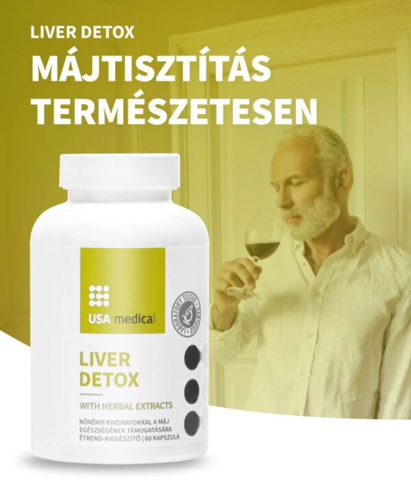 Májtisztító növényi kivonatokkal – kapszula 60 db