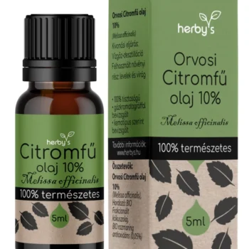 Herby's - Citromfű (orvosi) olaj Melissa 10% 5 ml FOOD GRADE
