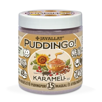 JAVALLAT PuddinGo! Karamell ízű rostos pudingpor