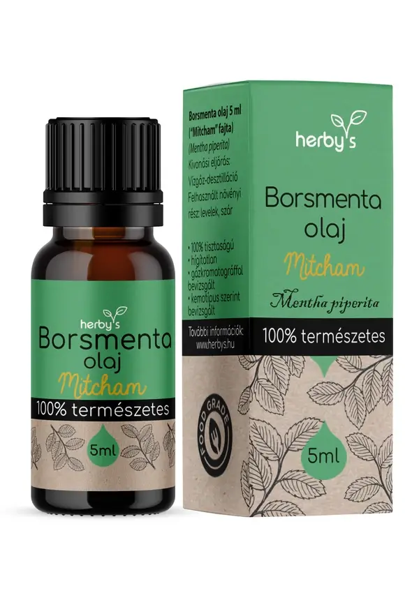 Black Mitcham borsmenta illóolaj – prémium Mentha piperita olasz származásból