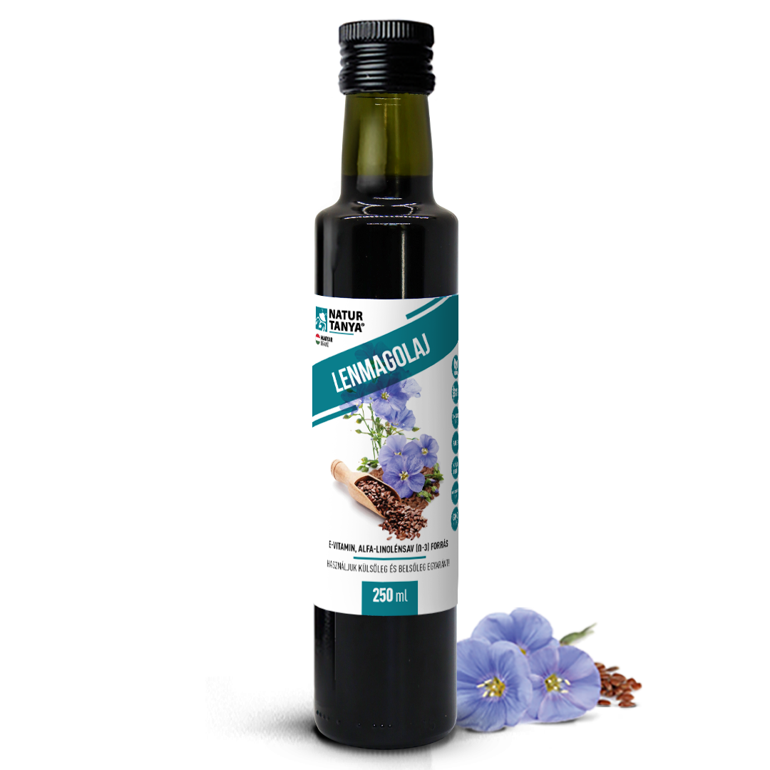 Natur Tanya® LENMAGOLAJ - Hidegsajtolással készült olaj, külsőleg és belsőleg 250 ml