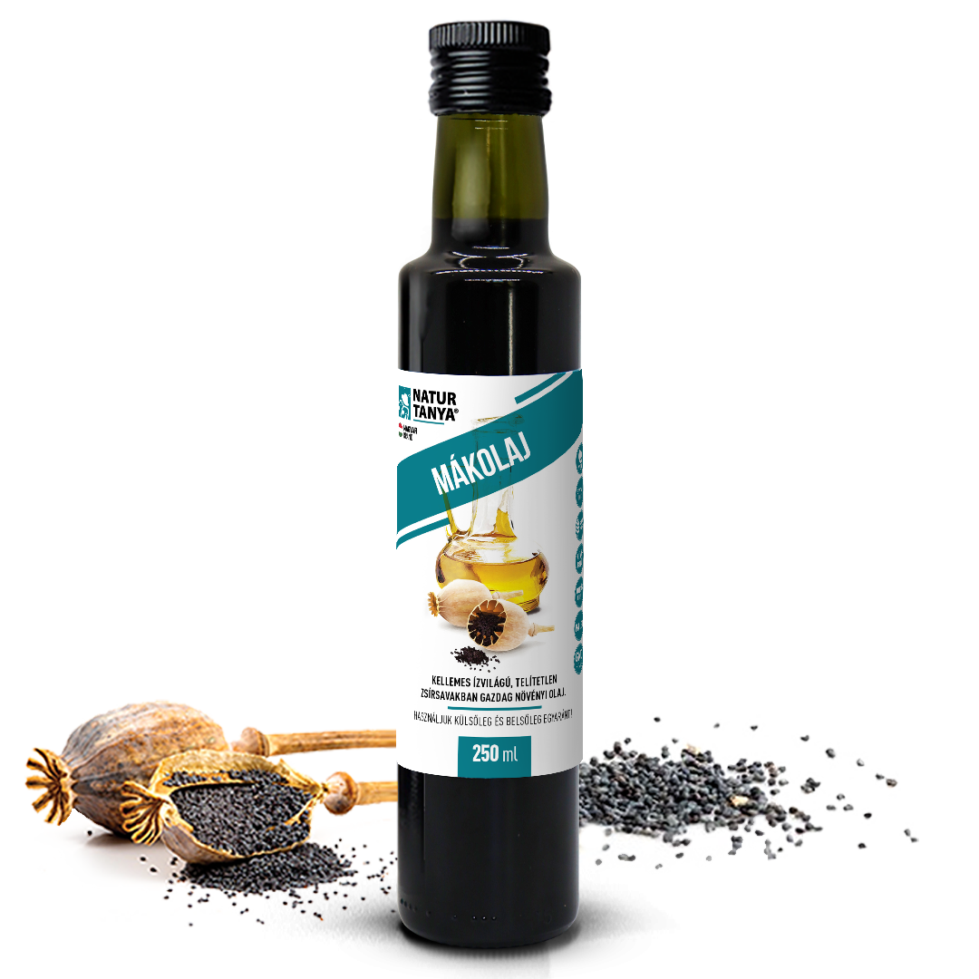 Natur Tanya® MÁKOLAJ - Hidegsajtolással készült olaj, külsőleg és belsőleg 250 ml