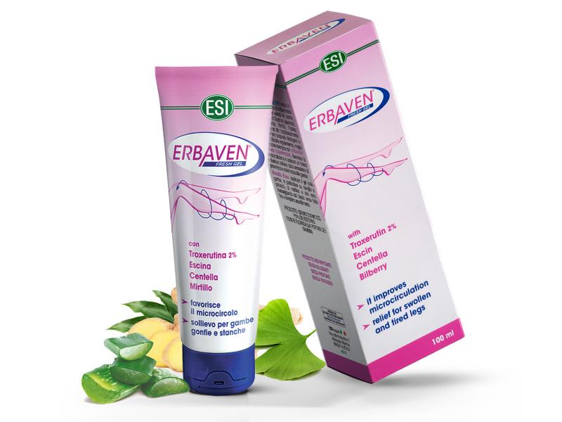 Natur Tanya® ESI® ERBAVEN® frissítő gél – 19 féle összetevővel, külsőleg