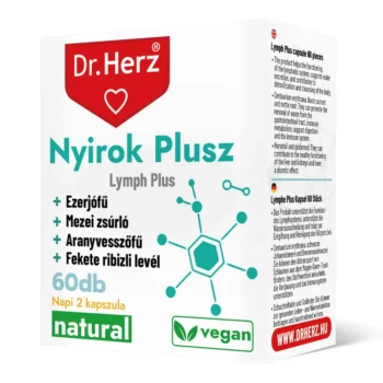 Dr. Herz Nyirok Plusz kapszula (60 db) – Természetes nyiroktisztítás
