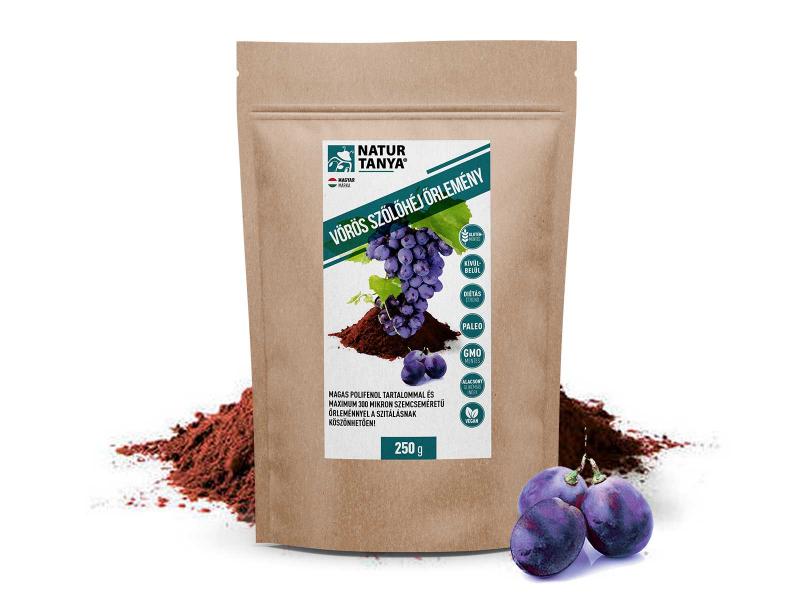Natur Tanya® VÖRÖS SZŐLŐHÉJ ŐRLEMÉNY – Magas polifenol tartalom 250g