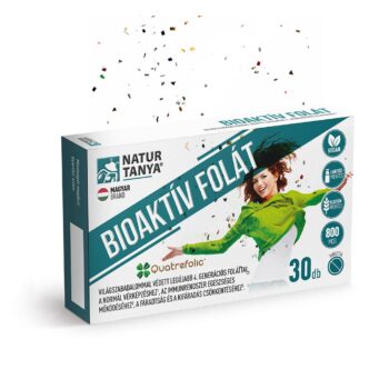 Natur Tanya® Bioaktív Folát Quatrefolic® – aktív folát étrend-kiegészítő