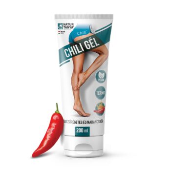 Natur Tanya® Chili gél - külsőleg a narancsbőr és a combok, fenék, csípő, has, derék feszesítő kezelésének kiegészítéséhez 200 ml 