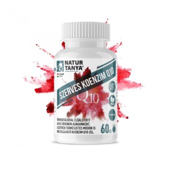 Natur Tanya® Szerves Koenzim Q10 – FERMENTÁLT NÖVÉNYI COQ10 (UBIKINON) tabletta, a szívben természetes módon is megtalálható koenzim Q10-zel