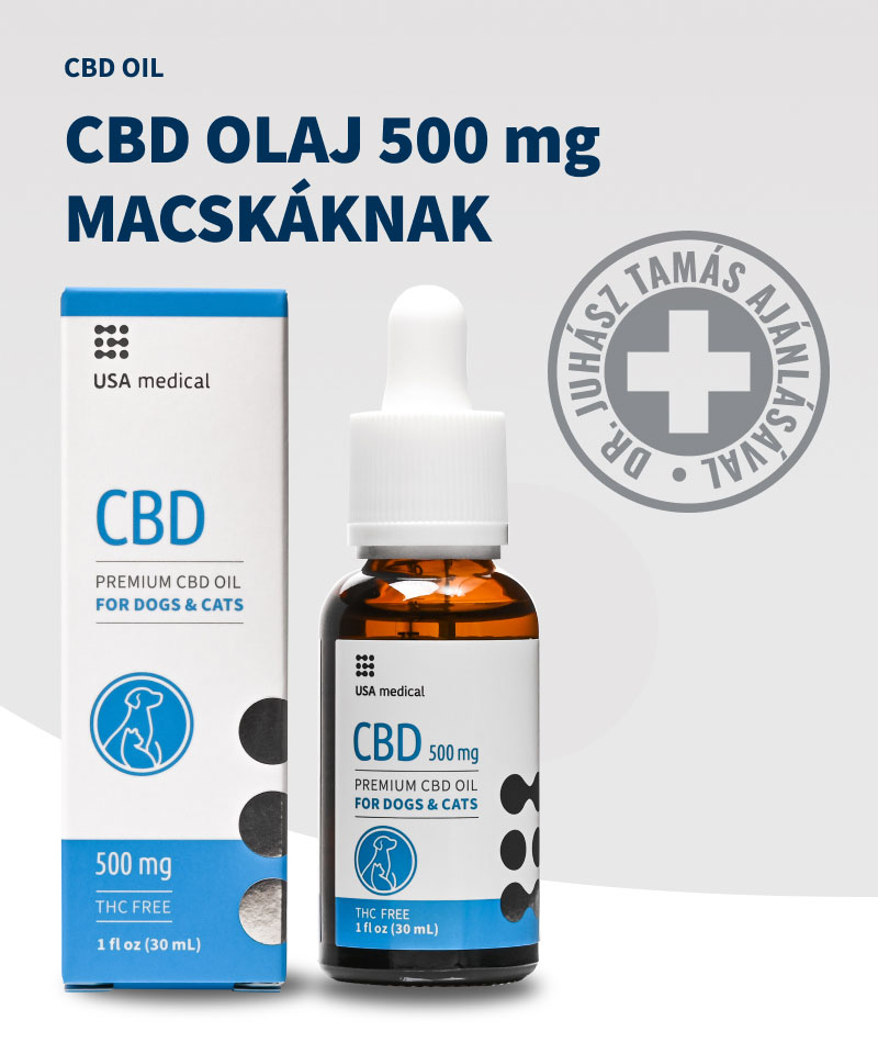CBD olaj macskáknak 500 mg CBD / 30 ml
