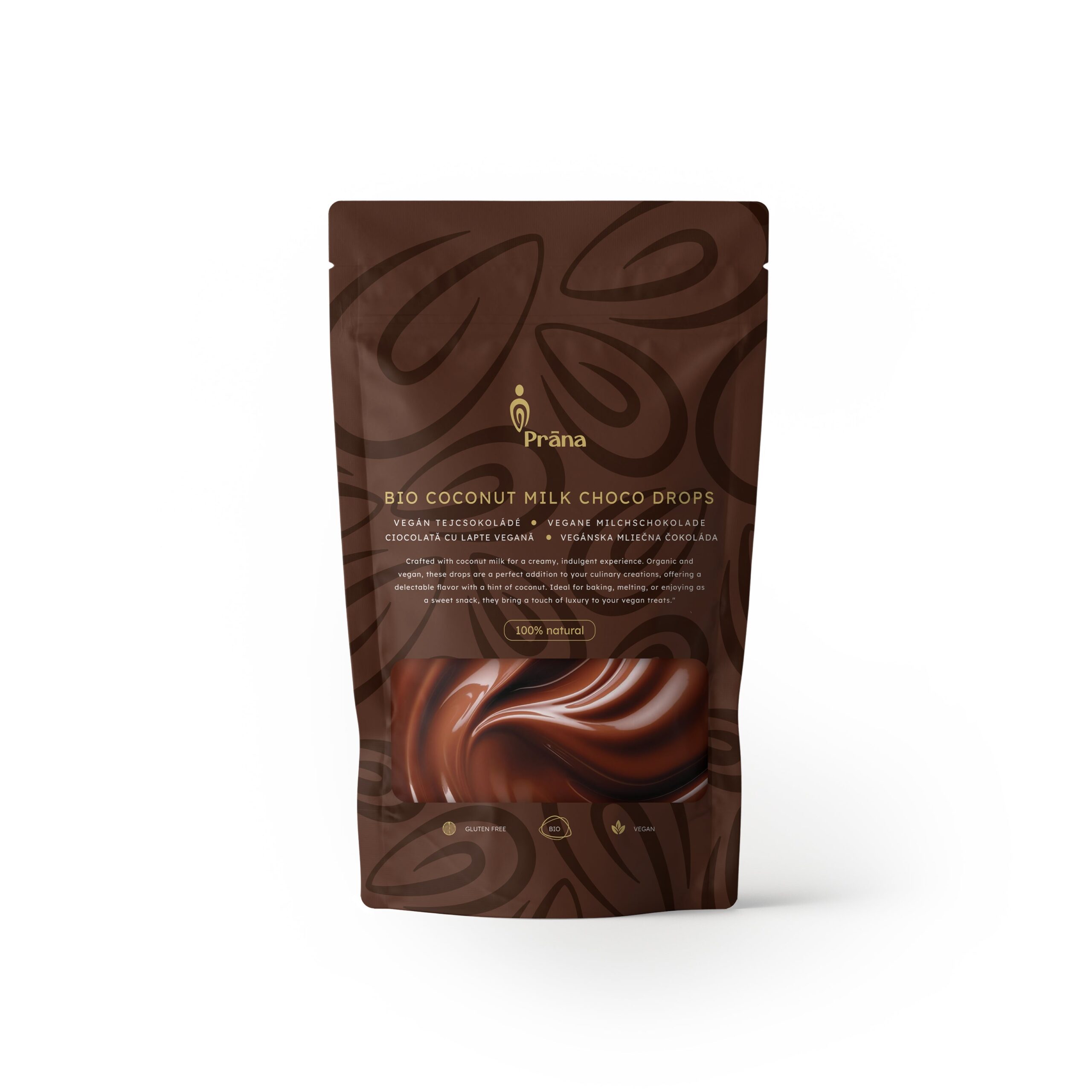 Csokoládé pasztilla vegán - bio - 250g