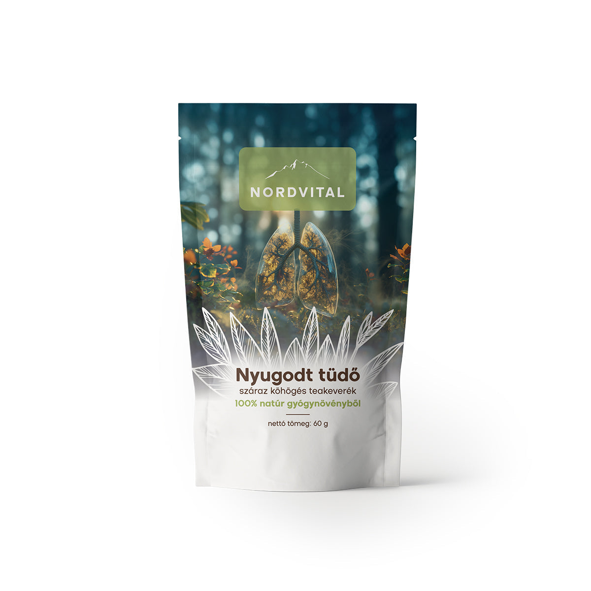 Nyugodt tüdő teakeverék - 60g